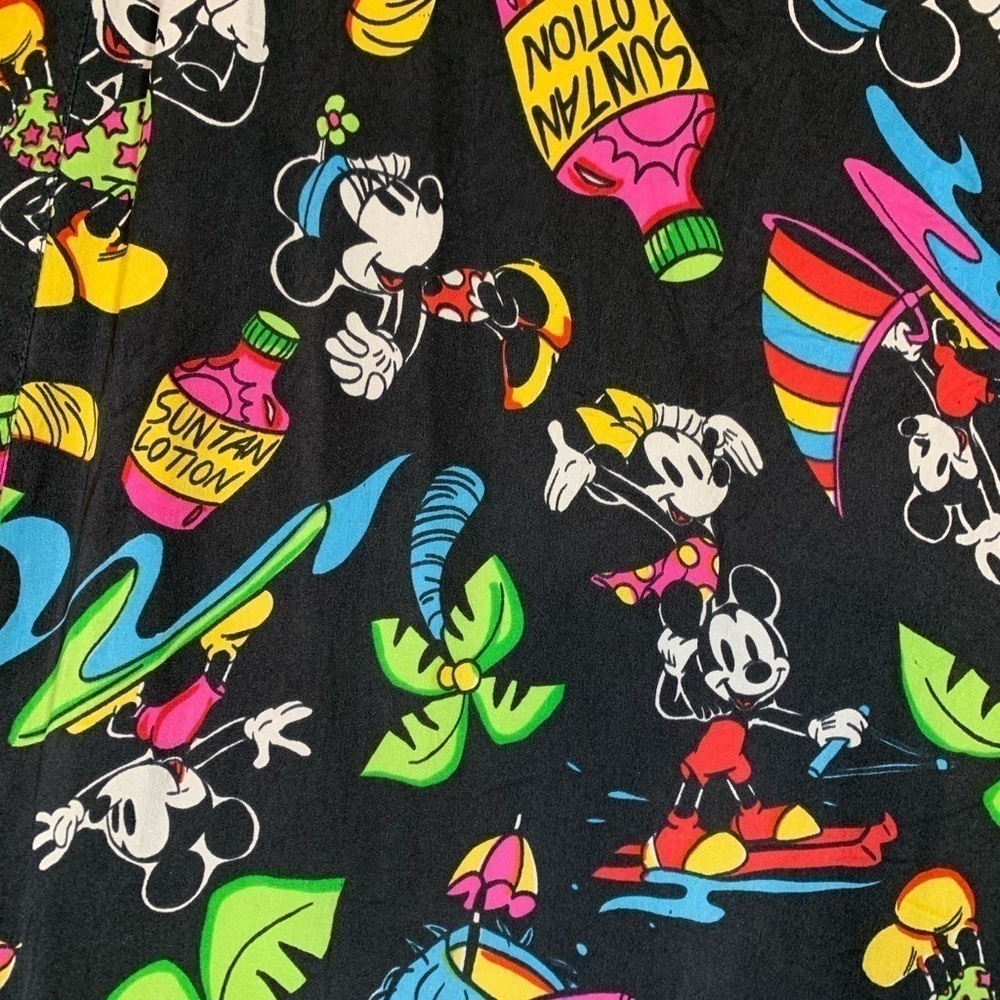 Vintage Disney Mickey And Minnie Mouse Silk Robe Size One Size Fits Most - Picture 15 of 15